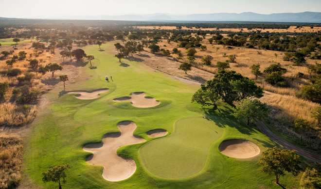Johannesburg området, Sydafrika, Protea Zebula Golf Course