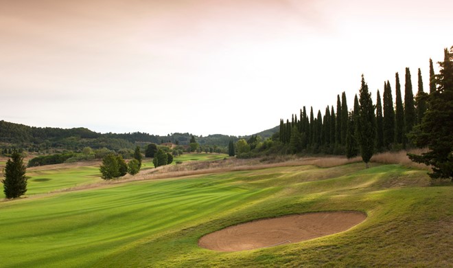Toscana, Italien, Golf Club Castelfalfi