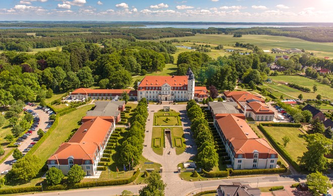 Nordtyskland, Tyskland, Schlosshotel Fleesensee