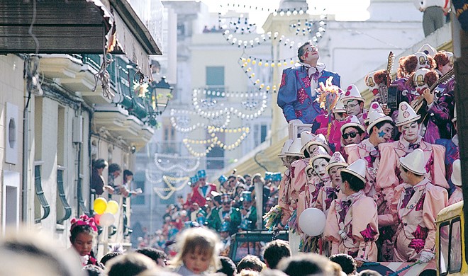 Karnevalsfestligheder i hele Spanien